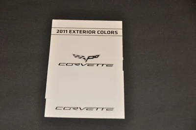 Chevrolet 2011 original colores exteriores folleto para corvette Foto 1 de 3