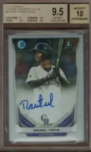 2014 1st Bowman Chrome AUTO Raimel Tapia BGS RED SOX RC 9.5/10 BOSTON Baseball - Picture 1 of 1