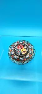 Vintage Italian Micro Mosaic Millefiori Hand-Blown, Hand-Crafted Brooch - Picture 1 of 5