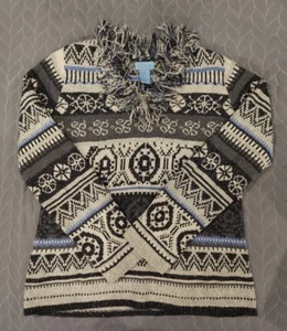 SIGRID OLSEN SO BLUE Womens V-Neck Pullover Sweater Size S - Picture 1 of 9