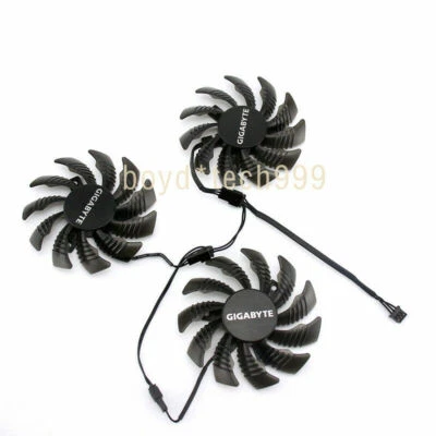 GPU Cooling  Fan For Gigabyte PLD08010S12H GV-N970G1 GTX 970 GTX970 GV-N970WF3 - Image 1 of 4