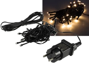 ➡️ LED Aussen-Lichterkette mit 40 LEDs "CT-ALK040" 4m + 5m Zul. warmweiß, IP44 - Bild 1 von 5