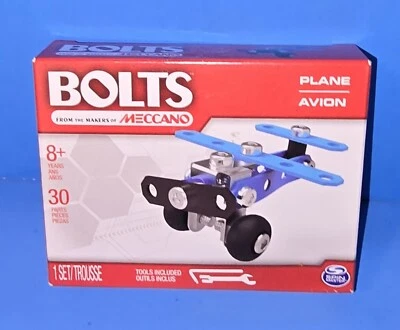 BOLTS PLANE By Meccano Engineering & Robotics Build a Plane 30 Pc Tools Included - Image 1 of 4