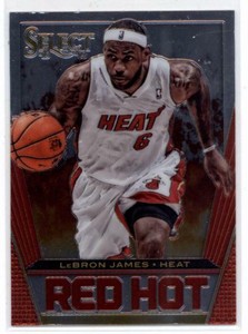 2013-14 Panini Select Red Hot #39 LeBron James Heat NM-MT  817588
