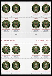 US 6003 Army 250 Years F cross gutter block 16 MNH 2025 - Picture 1 of 1