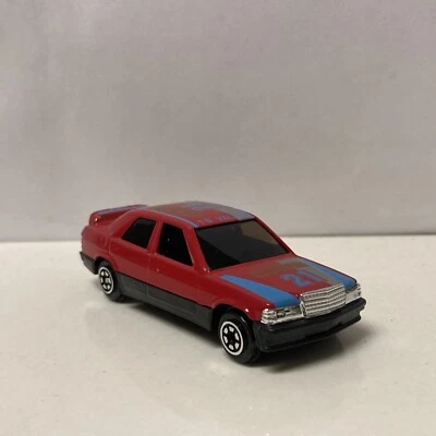 MINT CONDITION Rare Yatming #821 Red Mercedes Benz 190E New Loose - Image 1 of 4