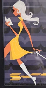 GERAHMT MCM RETRO "ULTRA CHIC" MONSIEUR Z ART TRAVEL WOMAN RICHARD ZIELENKIEWICZ - Bild 1 von 6