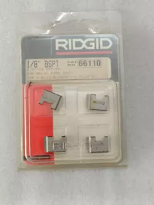RIDGID DIE BSPT CAT 66110 1/8 BSPT TPI-RH 0-R, 11-R, 00-R, 111-R, 12-R, Pipe - Picture 1 of 5