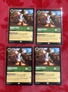 4x Lorcana Azurite Sea - Donald Duck - First Mate - 80/204 - x4 - Picture 1 of 7