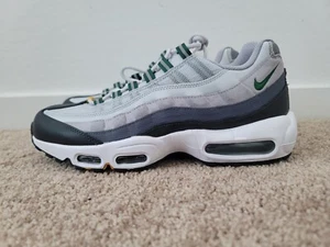 Nike Air Max 95 Mens Pure Platinum Gorge Green DM0011-002 - Picture 1 of 7