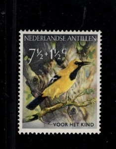 Pájaro oriola amarillo de las Antillas Neerlandesas 1958 montado sin montar o nunca montado Sc B36 - Imagen 1 de 1