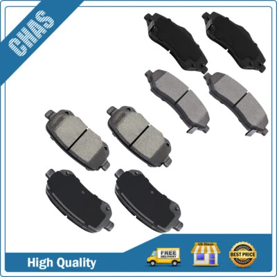 Pastillas de freno delanteras y traseras de cerámica para Dodge Grand Caravan Journey 2008 2009-2012 Foto 1 de 4