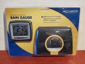 NEW ACU-RITE WIRELESS WEATHER RAIN GAUGE  Sealed - Picture 1 of 2