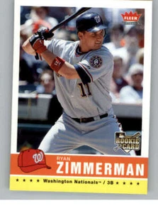 2006 Fleer Tradition #113 Ryan Zimmerman (RC) (ref 144596) - Picture 1 of 2