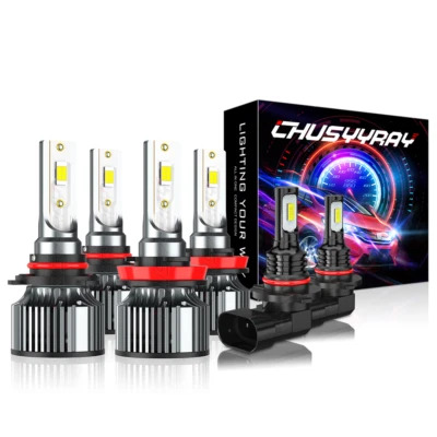 Faro LED alto y bajo + faros antiniebla para Toyota 4Runner 2006 2007 2008 2009 Foto 1 de 4