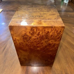 Richart Paris Burn Wood Humador Box - Picture 1 of 9