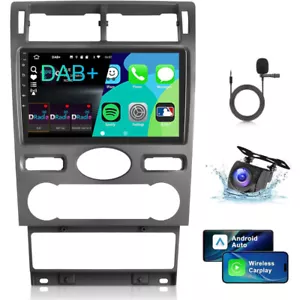 DAB+ 9" 2+32GB Carplay Android 13 Auto Navi Autoradio für Ford Mondeo 2004-2007 - Bild 1 von 18