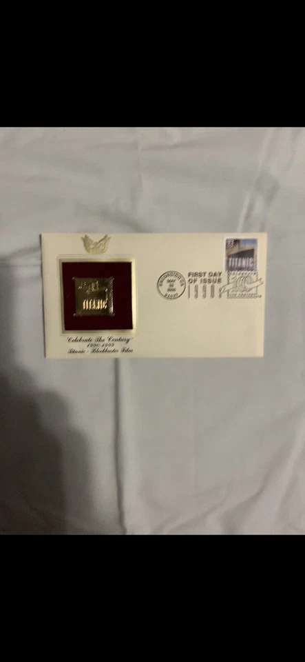 titanic first day of issue 1990s - Image 1 of 1