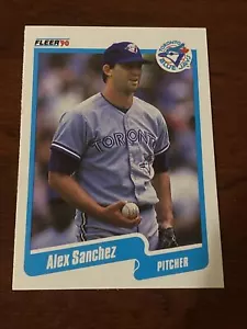 1990 Fleer Baseball #92 Alex Sanchez Toronto Blue Jays B5248 - Picture 1 of 1