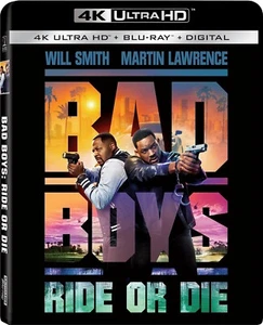 Bad Boys: Ride or Die (4K + Blu-ray + Digital) New Sealed Loose Disc - Imagen 1 de 4