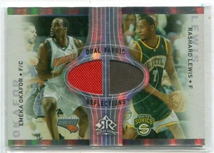 2006-07 UD Reflections Emeka Okafor Rashard Lewis Doble Gu Jersey Reliquia - Imagen 1 de 1