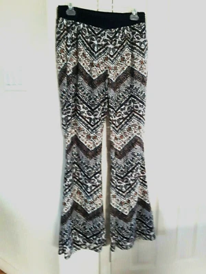 Be Bop Mujer Piernas Anchas Pantalón Cordones Forrado Cintura Elástica Multicolor XL Foto 1 de 4