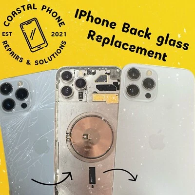 iPhone Back Glass Replacement | All Models | Fast Repair Service | Laser | UK - Image 1 of 4