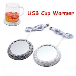 USB Tea Coffee Mug Warmer Pad Coaster Home Office Desk Heating Cup Mat Portable