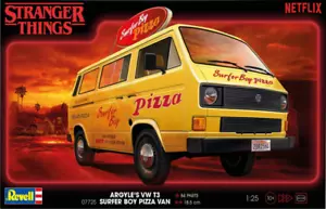 Revell 07725 1:25th scale VW T3 Stranger Things Surfer Boy VW Pizza Van - Picture 1 of 1