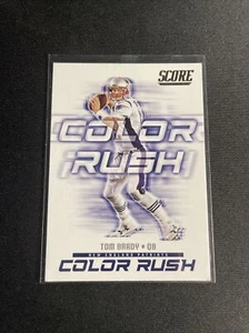 2018 Panini Score Football Color Rush Insert Tom Brady New England Patriots #1 - Picture 1 of 2