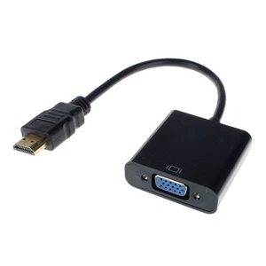 HDMI Male to VGA Converter Adapter With Audio HDMI Audio De-embedder - Picture 1 of 5