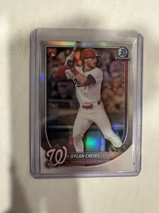 2025 Dylan Crews Bowman Chrome SSP Red Logo Redemption Rookie Nationals - Picture 1 of 2