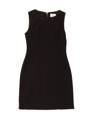 Abito tubino donna senza maniche KATE SPADE UK 10 piccolo nero designer DM65