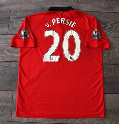 CAMISETA DE FUTBOL LOCAL DEL MANCHESTER UNITED 2013 2014 CAMISETA ROBIN VAN PERSIE GRANDE Foto 1 de 4