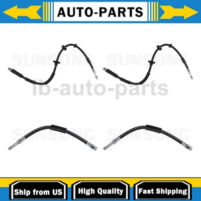 4X Manguera de línea de freno delantero trasero Sunsong para BMW 528i 2011 2012 2013 2014 2015 Foto 1 de 4