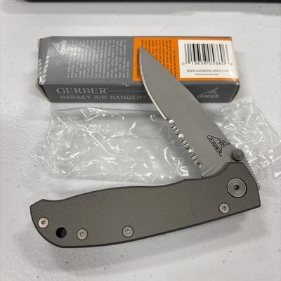 Vintage Gerber Harsey Air Ranger Knife 05860 Made In Taiwan Aluminum Handles NIB - Image 1 of 4