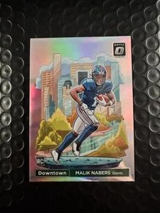 2024 Panini Donruss Optic - Downtown! Malik Nabers #18 (RC) - Bild 1 von 4