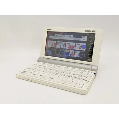 Casio EX-word XD-SX9800WE Electronic Japanese Dictionary White Used from Japan - Image 1 of 4