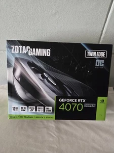 ZOTAC GAMING GeForce RTX 4070 Twin Edge OC 12GB GDDR6X Graphics Card - Picture 1 of 7