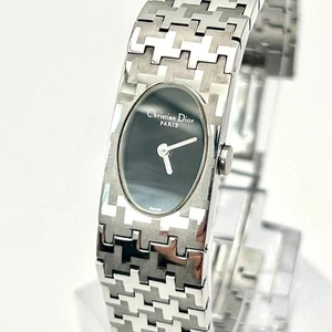 Christian Dior Quartz Watch D70-100 Women'S Watch Silver vintage Used - Picture 1 of 8