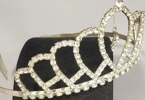Crown Tiara Pageant Headband Headpiece Bride Prom Wedding Princess Accessories - Picture 1 of 5