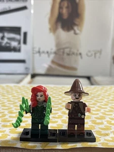 POISON IVY SCARECROW LEGO MINIFIG lot batman & robin animated series dc comics - Picture 1 of 4