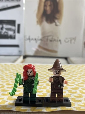 POISON IVY SCARECROW LEGO MINIFIG lot batman & robin animated series dc comics - Image 1 of 4