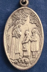 Colgante religioso de metal plata Credo de colección, Nuestra Señora de La Salette aparición María - Imagen 1 de 14