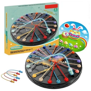 Brainy Knots Rope Tisch Strategie Brettspiel Logik Spiele Knot Logic Spiel Tw... - Bild 1 von 8