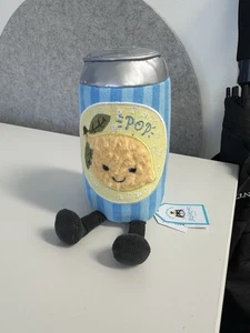 Jellycat Selfridges Exclusive Can Of Pop Lemon New Release 2025 Lemonade drink - Picture 1 of 3