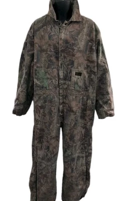 Vintage Liberty Large Insulate Lined Coveralls Advantage Timber 2 XL 2X Hunting - Image 1 of 3