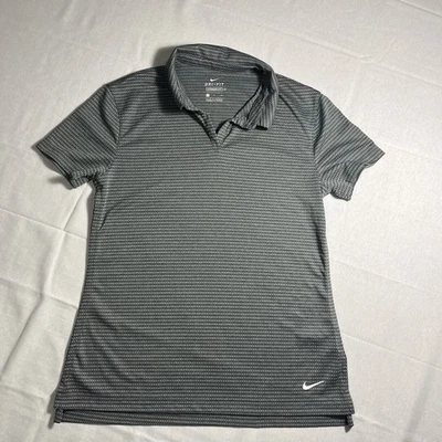 Nike Dri-FIT Victory Golf Polo Black And Gray Women’s Size Small Foto 1 de 4