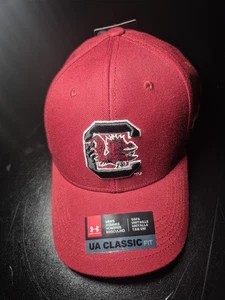 Mens Under Armour Classic Fit South Carolina Gamecocks Adjustable Hat With Tags - Picture 1 of 7
