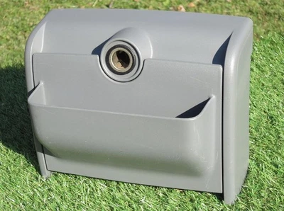 '11-14 Ford F150 Asiento Trasero Consola Portavasos "Gris Acero" Bebida Central Fabricante de Equipo Original Foto 1 de 4